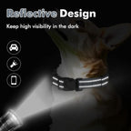 Martingale Collar for Dogs with Quick Release Buckle, Reflective Soft Padded & Escape Proof, Adjustable Nylon Dog Collars for Training & Daily Walking (Grey,XS)