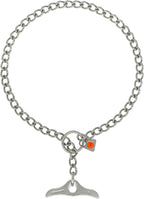 Herm Sprenger Stainless Steel Dog Training Collar with Toggle Closure and Round Links Dog Chain for Small Medium Large Dogs Made in Germany (18in (Neck Size up to 16in))