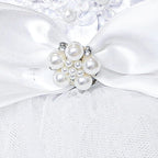 Fashion Sweet Puppy Dog Blingbling Princess Skirt Pet Dog Lace Cake Camisole Tutu Dress D-White L