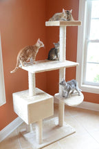 GP78560321 Cat Tree, 57-Inch, Beige, 56-inch
