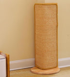 SHENGOCASE 27.5-Inch Tall Sisal Cat Scratching Post, Corner Couch Protector, Wall Corner Mounted (1pc)