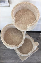 Cat Tree for Large Cats - Solid Wood & Carpet 50" Tall