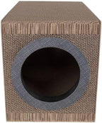 Mixtape Cardboard Cat Scratcher, Large (54 x 31 x 35 cm), Black