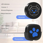 Dog Door Bell for Potty Training, Wireless Dog Doorbell Ring to Go Outside, IP65 Waterproof Touch Buttons, 50 Melodies & 1000 Feet Range
