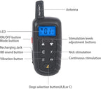 Hunting Dog Training Collar - Exclusive Hawk Sound Beeper & LED Beacon, Dual E-Collars with Training & Tracking,1 Mile Long Range, Waterproof & Rechargeable, Locating/Tone/Vibration/Shock