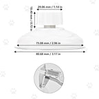 AccEncyc Thick Suction Cup Cat Perches 4Pcs Cat Hammock Replacement Screw Suction Cups for Window Seat
