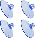 WishLotus 4pc Cat Window Perch - Suction Cup Bed Seat Accessories, Thickened PVC Suction Cup Replacement, Pet Supplies