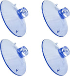 WishLotus 4pc Cat Window Perch - Suction Cup Bed Seat Accessories, Thickened PVC Suction Cup Replacement, Pet Supplies