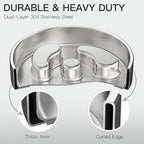 Slow Feeder Dog Bowl-1Cup for Small Puppy, Double-Layer 304 Stainless Steel Puzzle Bowl, Anti-Choking for Fast Eaters, Heavy-Duty Non-Slip Base, Dishwasher Safe