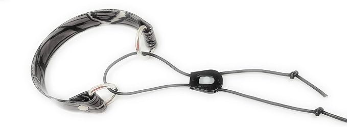 Sparky Pet Co - Surefit ECollar Replacement Strap - Bungee Dog Collar - Waterproof - Adjustable - Secure Nexus Wheel Lock - for Electronic Training & Invisible Fence Systems - 1" (Grey Camo)