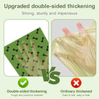 Green Dog Poo Bags Lavender scent -120 Large Biodegradable Poop Bags, Extra Thicken Strong Corn Starch Blended Compostable Leak Proof Poop Waste Bag for Dogs