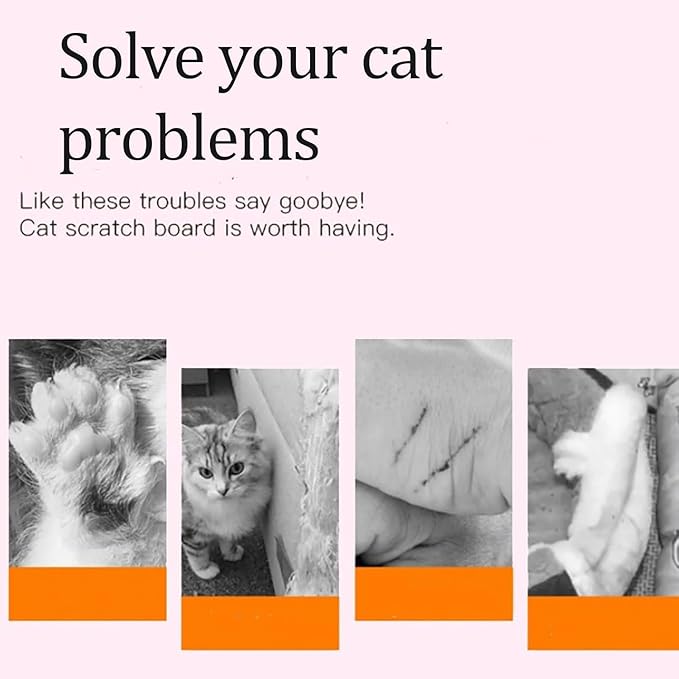 Fruit Cat Scratcher, Cat Fruit Scratcher, Fruit Shaped Cat Scratcher, Orange Round Cat Bed, Wear-Resistant Sisal Cat Supplies,to Meet The Cat's Nature of Grinding and Scratching (Avocado)