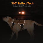 Heavy-Duty Tactical Dog Harness for Large Dogs, No Pull Adjustable Reflective Pet Vest with Molle System, K9 Military-Grade Control for Service Training, Outdoor & 10+ Breeds, Khaki Camo, Small