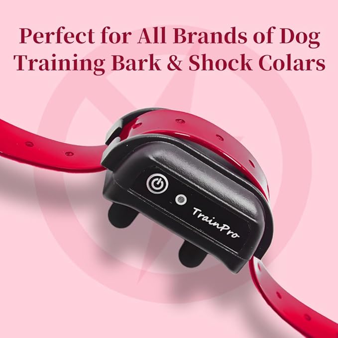 Universal 27 ½” X ¾” Replacement Band Strap for Dog Training Collar - Adjustable Waterproof TPU for Remote E-Collar, Static/Vibration Shock Trainer