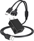 Fast Charger for Jugbow Training Collar-USB Power Adapter,Dog Shock Collar Charger Cord Replacement-3.3ft USB to USB-C and Magnetic Charging Cable