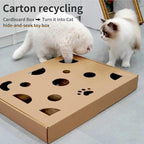 Want to Scratch,Play & Sleep! Gworld 3-in-1 Cat Scratcher Bed With Bell Ball Toy – Interactive Cat Scratch Pad for Indoor Cats Scratching Board 3 Pack Reversible Cardboard Modern Scratcher Replacement