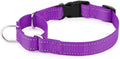 PLUTUS PET Reflective Martingale Collar with Quick Snap Buckle,No Pull Dog Choker Collar for Small Medium Large Dogs,M,Purple