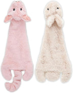 Best Pet Supplies Squeaky Dog Toys with Soft Durable Fabric for Small, Medium and Large Pets Interactive Toy for Indoor Play, Supports Active Biting and Play - Hare, Pig, Small