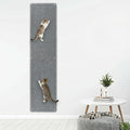 71" X 15.8" Thickened Cat Wall Climbing Carpet, Extra Large Cat Wall Scratcher Mat Tall Durable Wall Mounted Climbing Cat Scratcher with 16 pcs Fixed Nails for Indoor Furniture Couch Sofa Protection