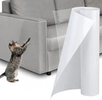 236 x 12 Inch Anti-Cat Scratch Furniture Protector - Large Couch & Sofa Protector for Cats - Single-Sided Sticky Tape - Clear Corner Guards for Furniture, Walls & Doors