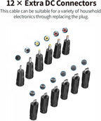Dog Shock Collar Charger, 12-in-1 Training Collar USB Charging Cable Compatible with Bousnic, Mini Educator, Dogrook, Patpet, Petspy, Slopehill Replacement E Collar Charger Cord for Training System 1M