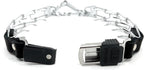 Herm Sprenger 3mm Prong Collar for Dog Training with Easy Quick Release Cliclock & ORing - German Made Dog Collar for Large Dogs (20-25" Neck)