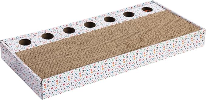 Indipets Cardboard Cat Scratching Pads Cat Scratchers (Scratch and Play)