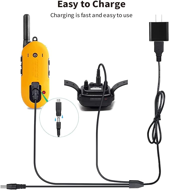 Universal Dog Shock Collar Charger Cable, 12-in-1 Training Collar USB Charging Cord for Bousnic, Mini Educator, Dogrook, Patpet, Petspy, Slopehill Replacement E Collar Charger Cord for Training System