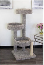 Cat Tree Tower, Multi-Level Climbing Post for Indoor Cats - 26" x 24" x 46"