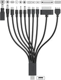 Shock Collar Charger Replacement Compatible with Bousnic, Mini Educator, Dogrook, Slopehill, Patpet, Petspy, 11-in-1 Collar USB Charging Cable for E Collar, Bark Collar and Other Training Systems