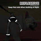 PUPTECK No Pull Dog Harness Small Sized Dog, Adjustable Reflective Escape Proof Easy Control, Comfortable Soft Padded Step in Pet Vest Harness, Black, S