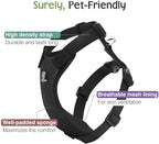 Dog Seat Belt, Safety Vest Dog Car Harness with Adjustable Buckle Dog Seat Belt for Vehicle Nylon Pet Safety Seat Belts Heavy Duty(L, Black)