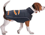 NFL Chicago Bears Puffer Vest for Dogs & Cats, Size Small. Warm, Cozy, and Waterproof Dog Coat, for Small and Large Dogs/Cats. Best NFL Licensed PET Warming Sports Jacket