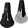 CUBY Dog and Cat Sling Carrier - Hands Free Reversible Pet Papoose Bag - Soft Pouch and Tote Design - Suitable for Puppy, Small Dogs Cats Outdoor