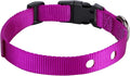 3/4 Inch Dog Shock Collar Replacement Strap with 2 Holes - Compatible with Most Brands of Ecollar Dog Fences and Training Collars, Purple