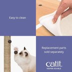Vesper Cat Tree, Double, Walnut, 52048