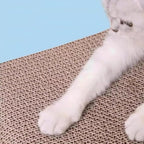 Wavy cat Scratch Board, Made eco-Friendly Corrugated Paper, pet cat Toy, Indoor cat Scratch pad, usable on Both Sides (4pcs)