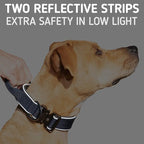 Leash Boss Tactical Dog Collar - Dog Collar with Handle Heavy-Duty Adjustable Military K9 Collar with Quick Release Buckle and Handle - for Training