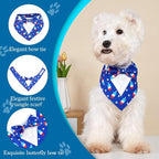 Dog Tuxedo, Adjustable Formal Wedding Outfit Bandana Dog Tux Collar with Bow Tie, Pet Birthday Valentines Outfit Cosplay(Medium)