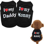 2 Pack Puppy Shirt for Small Dog Boy-Dog Clothes Pet Fashion Casual Breathable Comfortable Apparel Outfits for Dog Cat