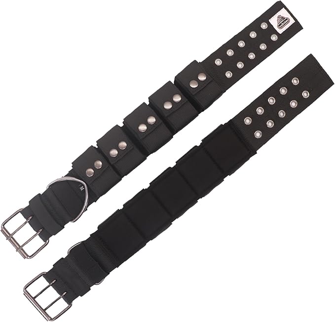 Dog Collar, Tactical Dog Collar, Weighted Dog Collar with Weights for Dog Training and Exercise Equipment - Free Weights, Small, Medium, Large Dogs