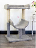 Cat Tree Perch for Large Cats - Durable Cat Play Tower Dark Gray