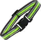 Shock Collar Replacement Strap, E Collar Replacement Strap Reflective Adjustable, 3/4 Inch Wide Nylon Replacement for Dog Training Collar, Bark Collar and Electronic Collars - Universal Fit (Green)