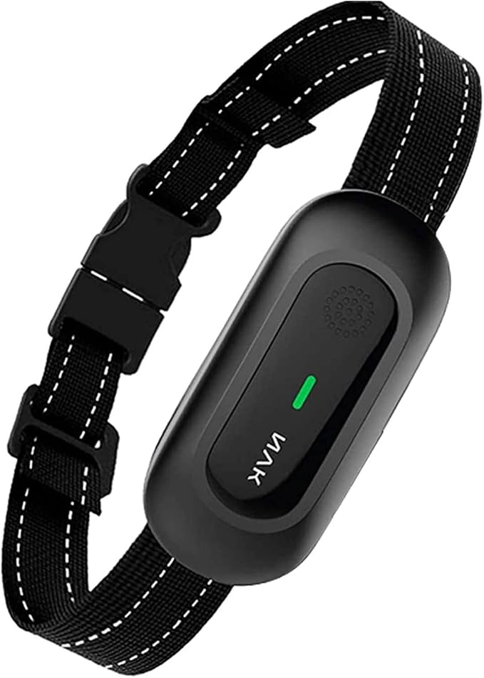 NVK Dog Training Collar, Single Collar Without Remote, Rechargeable Dog Training Collar with 3 Modes, Beep, Vibration and Shock, Waterproof Collar