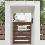 YZEXEZY Do Not Knock or Ring Doorbell Sign 6"x12"Do Not Disturb Wooden Hanging Sign for Front Door Hanger-Leave Packages at Door -No Soliciting