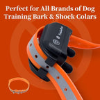Universal 27 ½” X ¾” Replacement Band Strap for Dog Training Collar - Adjustable Waterproof TPU for Remote E-Collar, Static/Vibration Shock Trainer.