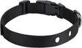 1 Inch Dog Shock Collar Replacement Strap with 2 Holes - Compatible with Most Brands of Ecollar Dog Fences and Training Collars, Black