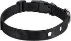 3/4 Inch Dog Shock Collar Replacement Strap with 2 Holes - Compatible with Most Brands of Ecollar Dog Fences and Training Collars, Black, Medium