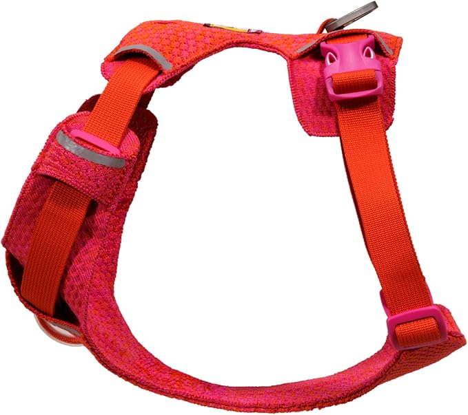 Ruffwear, Front Range Flex Dog Harness, Engineered Knit Construction for Ultimate Fit and Mobility, Lightweight Flexible Everyday Harness with Dual Leash Clips, Rose Violet, Small