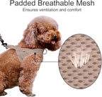 Plutus Pet No Pull Dog Harness with Breathable Mesh Padded, Adjustable Reflective Escape Proof Dog Harness, Quick Fit Dog Vest Harness for Small Dogs(XS, Beige)